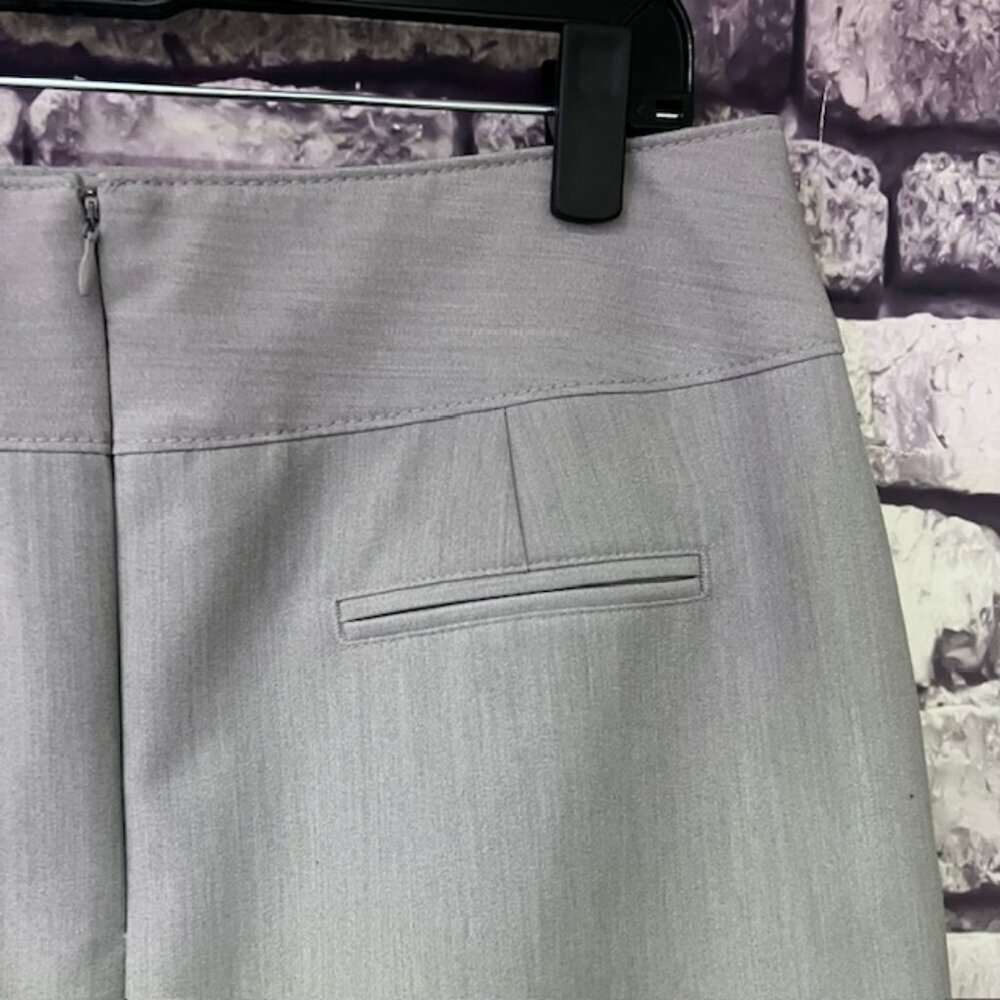 Worthington Gray Fully Lined Skirt Size 12 - Picture 8 of 9